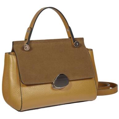 Классическая женская сумка MINI-формата BRIALDI Thea  (Тея) relief yellow