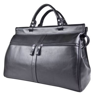 Кожаный саквояж Carlo Gattini Veano Premium black (арт. 4004-61)