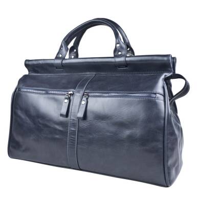 Кожаный саквояж Carlo Gattini Veano Premium blue (арт. 4004-54)