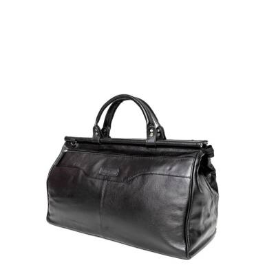 Кожаный саквояж Carlo Gattini Otranto black (арт. 4006-01)